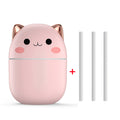 Air Humidifier Cute Cat Ultra-Silent USB Office Household Bedroom Car